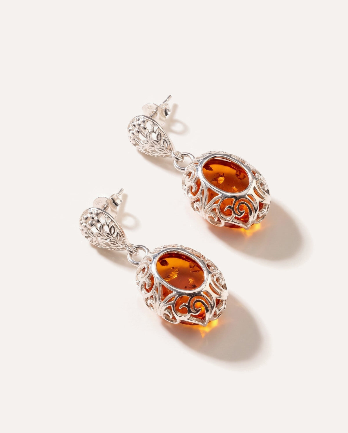 Demi Amber Drop Earrings