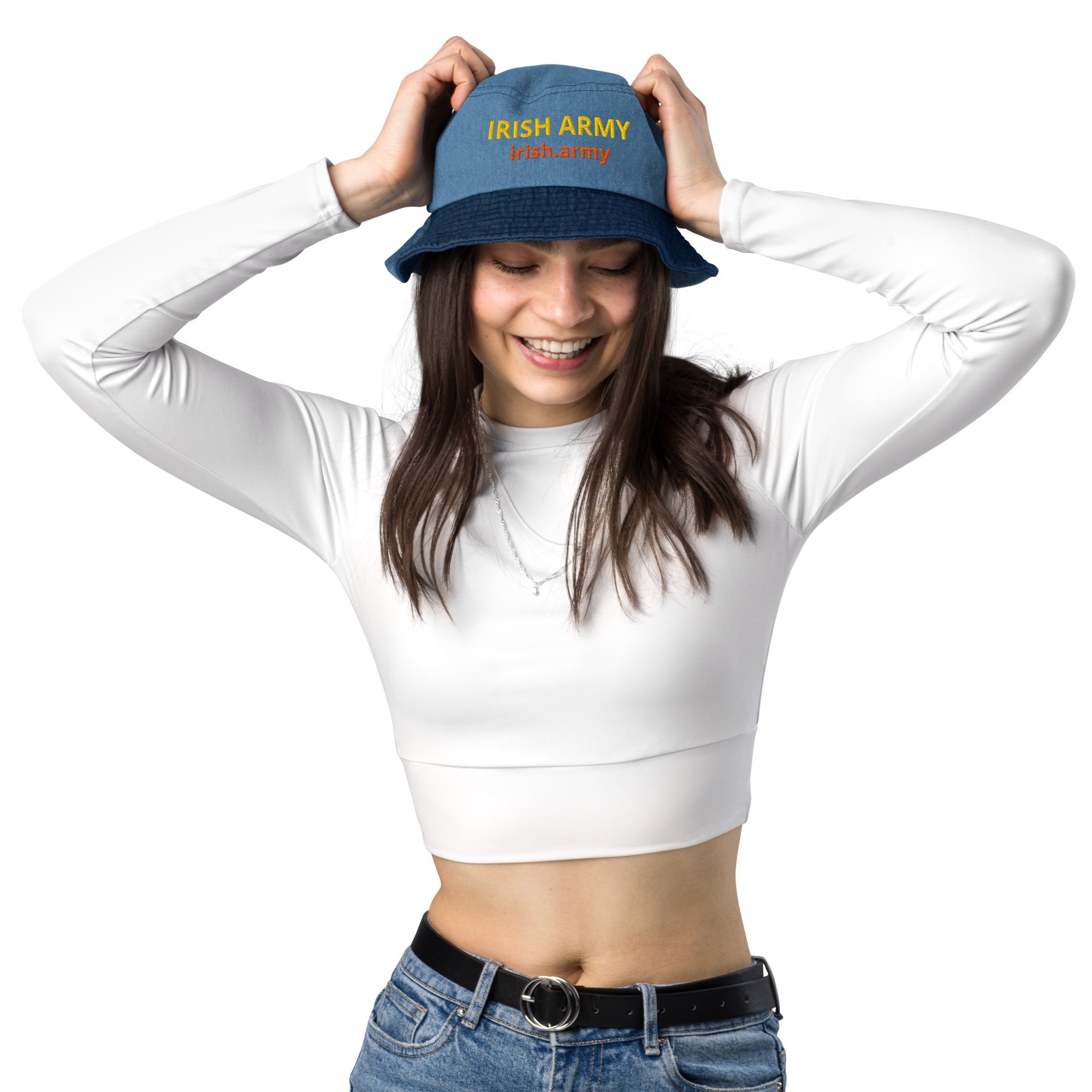 Irish Army - Denim Bucket Hat