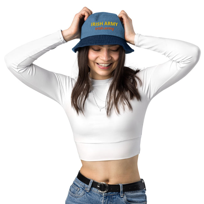 Irish Army - Denim Bucket Hat