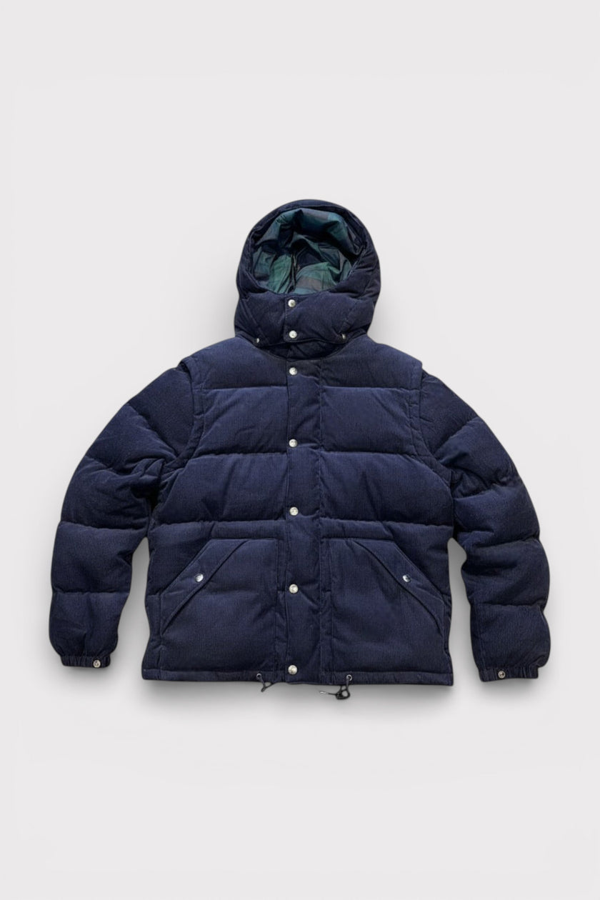 Polo Ralph Lauren Blue Corduroy 2-in-1 Jacket & Gilet – Tartan Lined