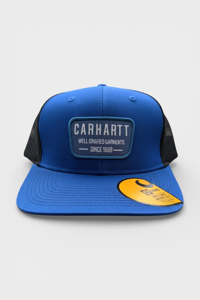 Kšiltovka Carhartt Logo Trucker modro-černá