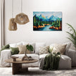 Triangular Forest Canvas