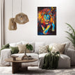 Lion's Vivid Roar Canvas