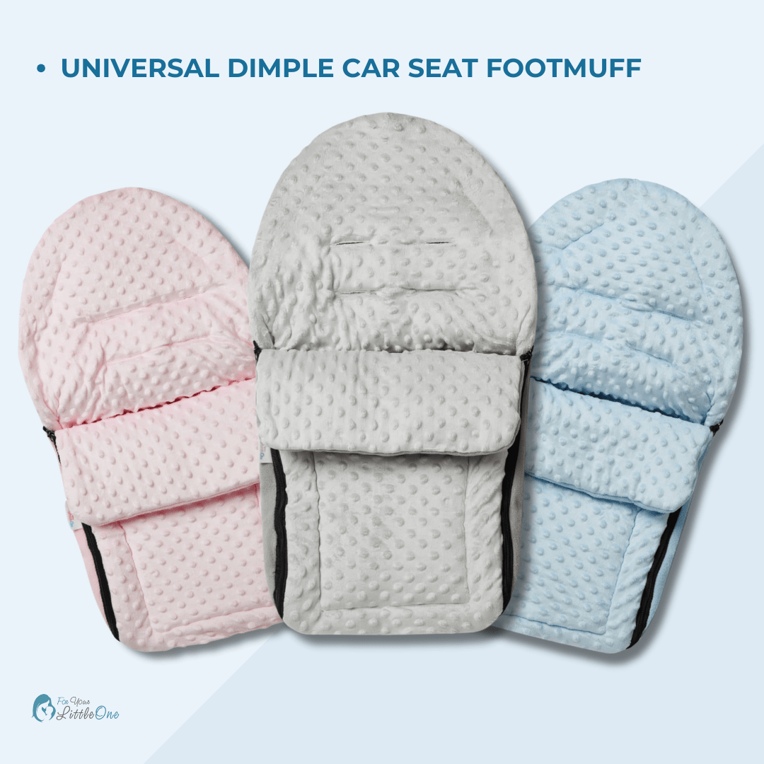 Universal Dimple Car Seat Footmuff / Cosy Toes - Fits All 3 And 5 Point Harnesses