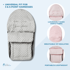 Universal Dimple Car Seat Footmuff / Cosy Toes - Fits All 3 And 5 Point Harnesses