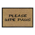 Doormat 60cm x 40cm - 'Please Wipe Paws'