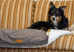 THE LINCOLN | LUXURY TWEED & FAUX FUR REVERSIBLE DOG BLANKET