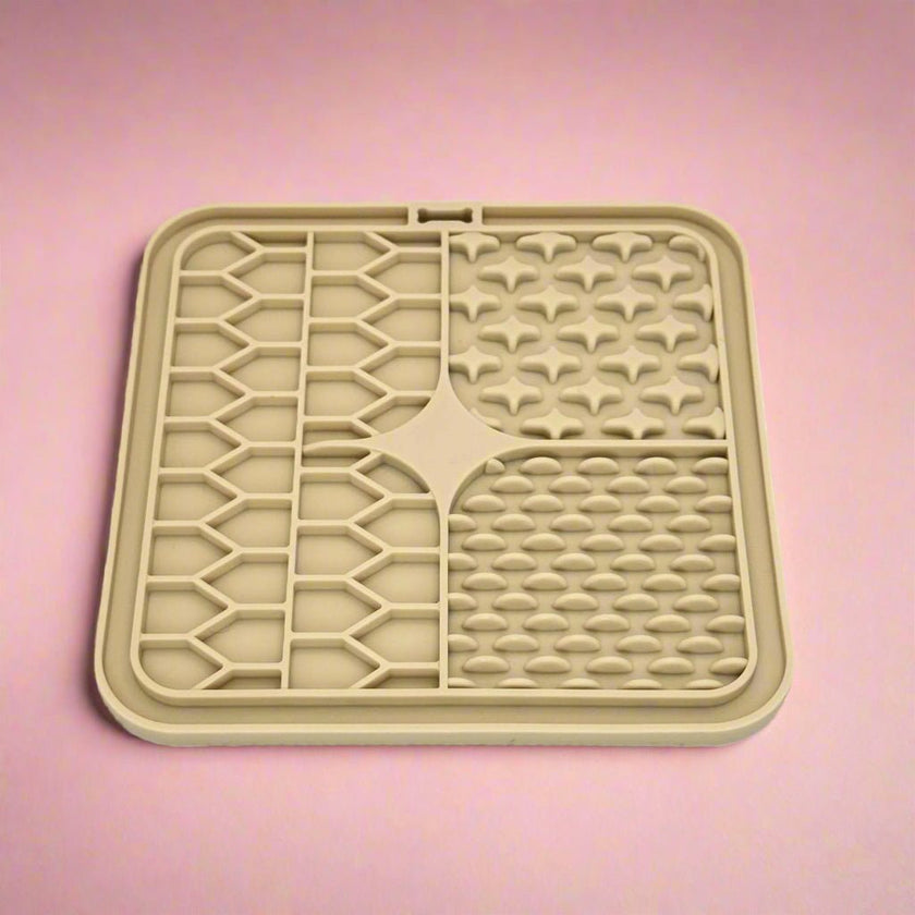 Dog Lick Mat - Cream