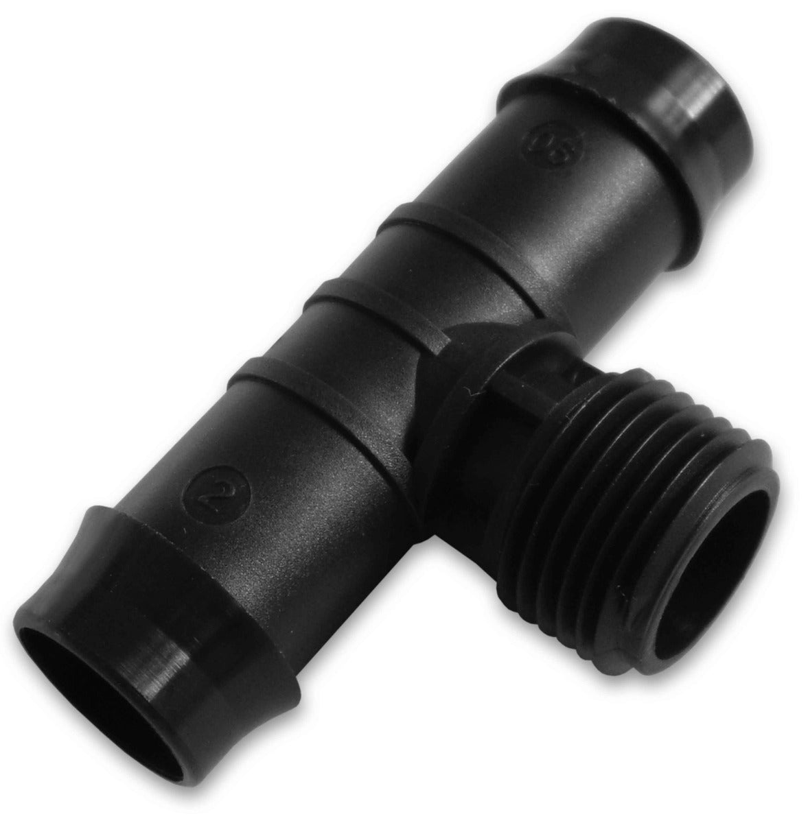 Antelco Threaded Tee 19 mm Line x 3/4" BSPM