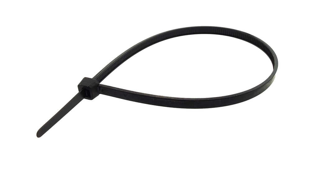 100 Cable Ties (3.6mm x 370mm) Black