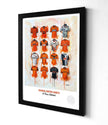 Dundee United A3 Framed Print – Iconic Tangerines Shirt Wall Art