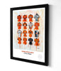 Dundee United A3 Framed Print – Iconic Tangerines Shirt Wall Art