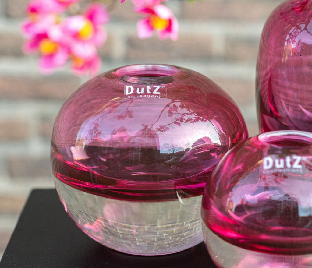 Ball VASE HOOLA - FUCHSIA Colour by DutZ