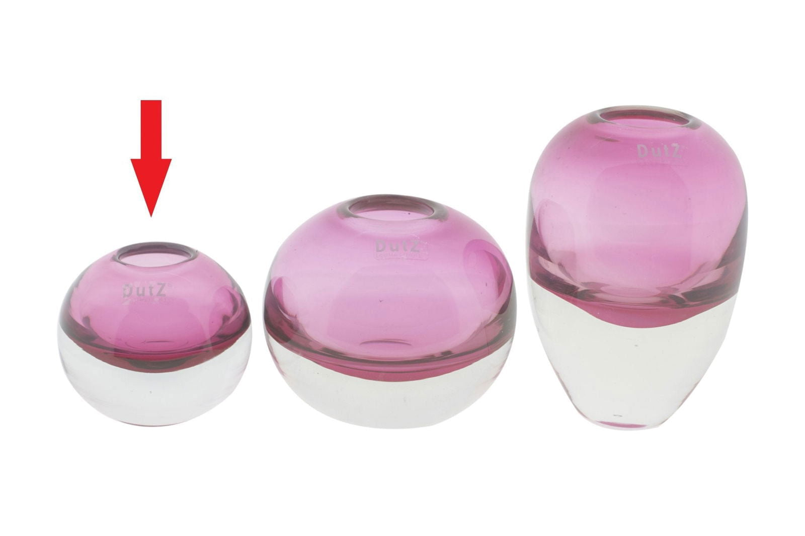 Ball VASE HOOLA - FUCHSIA Colour by DutZ