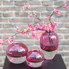 Ball VASE HOOLA - FUCHSIA Colour by DutZ