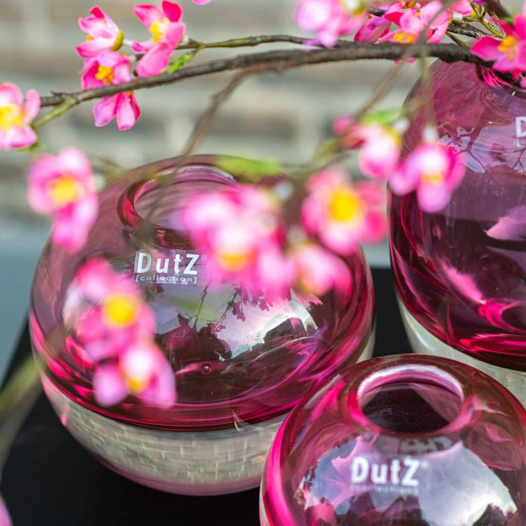 Ball VASE HOOLA - FUCHSIA Colour by DutZ