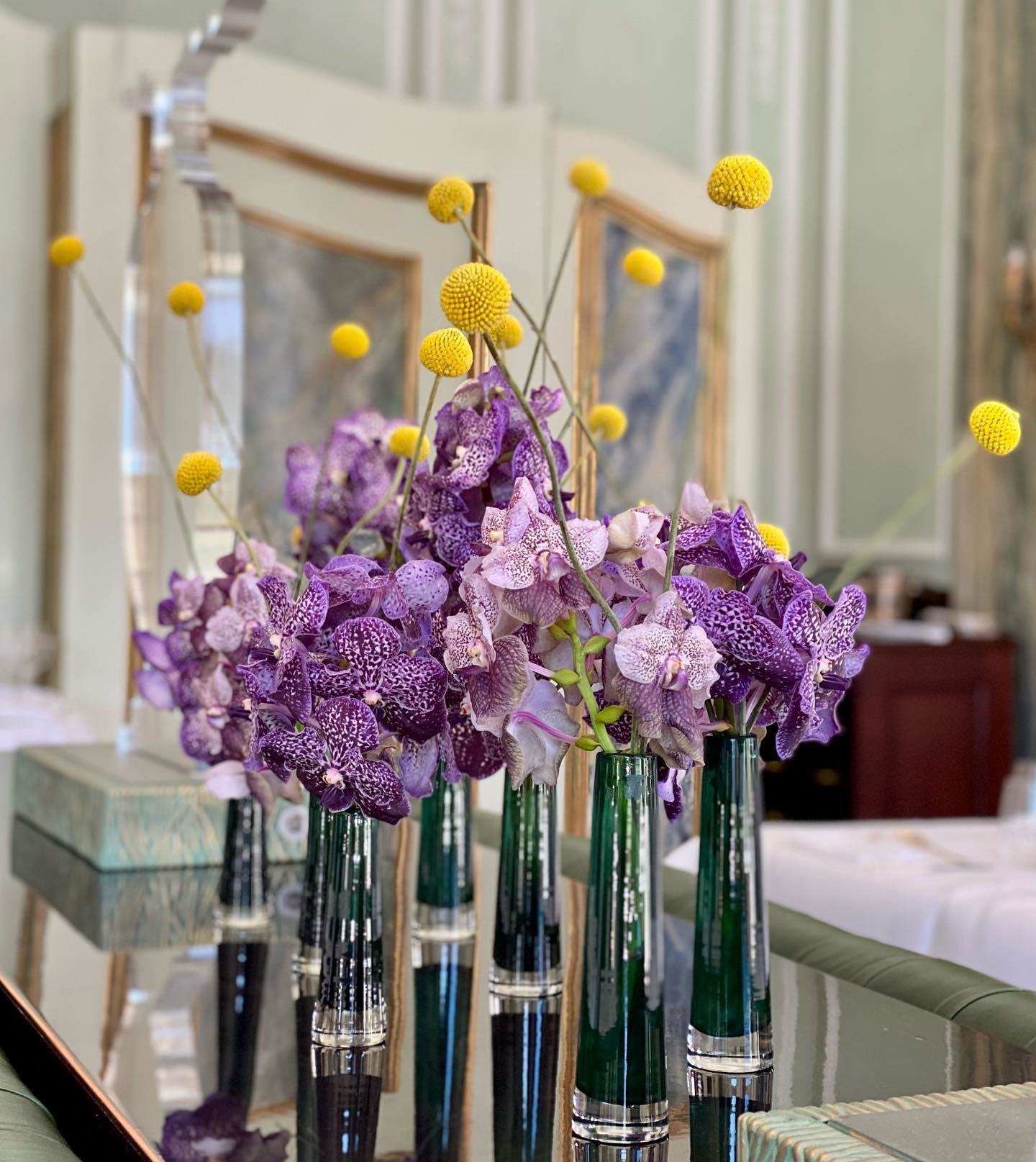 Vase SOLIFLEUR Budvase - DARK GREEN