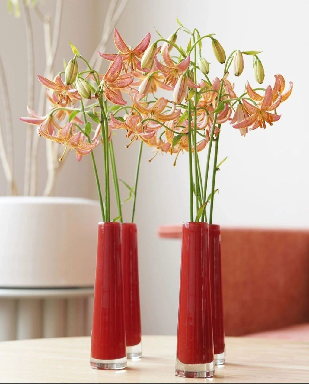VASE SOLIFLEUR Budvase - RED