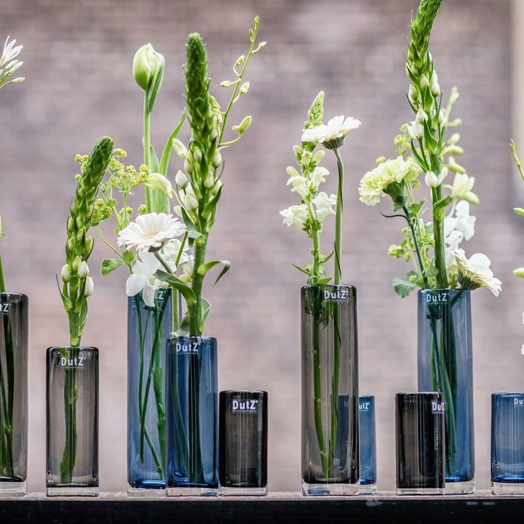 CYLINDER Vase - H25 D6.5 cm - NEWGREY Colour by DutZ