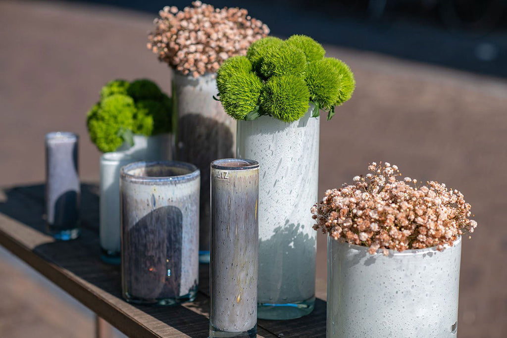 CYLINDER 6 Vase - H18 D18 cm - WHITE Colour by DutZ