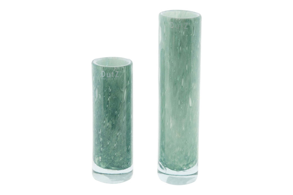 CYLINDER Vase - GREEN WHITE Colour by DutZ
