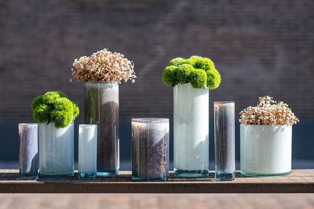 CYLINDER 6 Vase - H18 D18 cm - WHITE Colour by DutZ