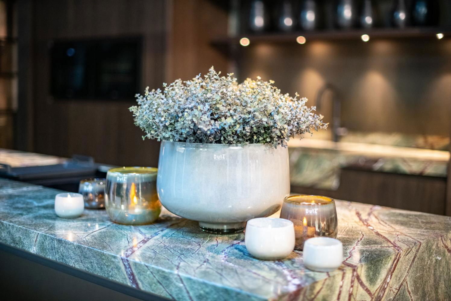 Cuenco de Vidrio RIEKY - BEIGE de DutZ