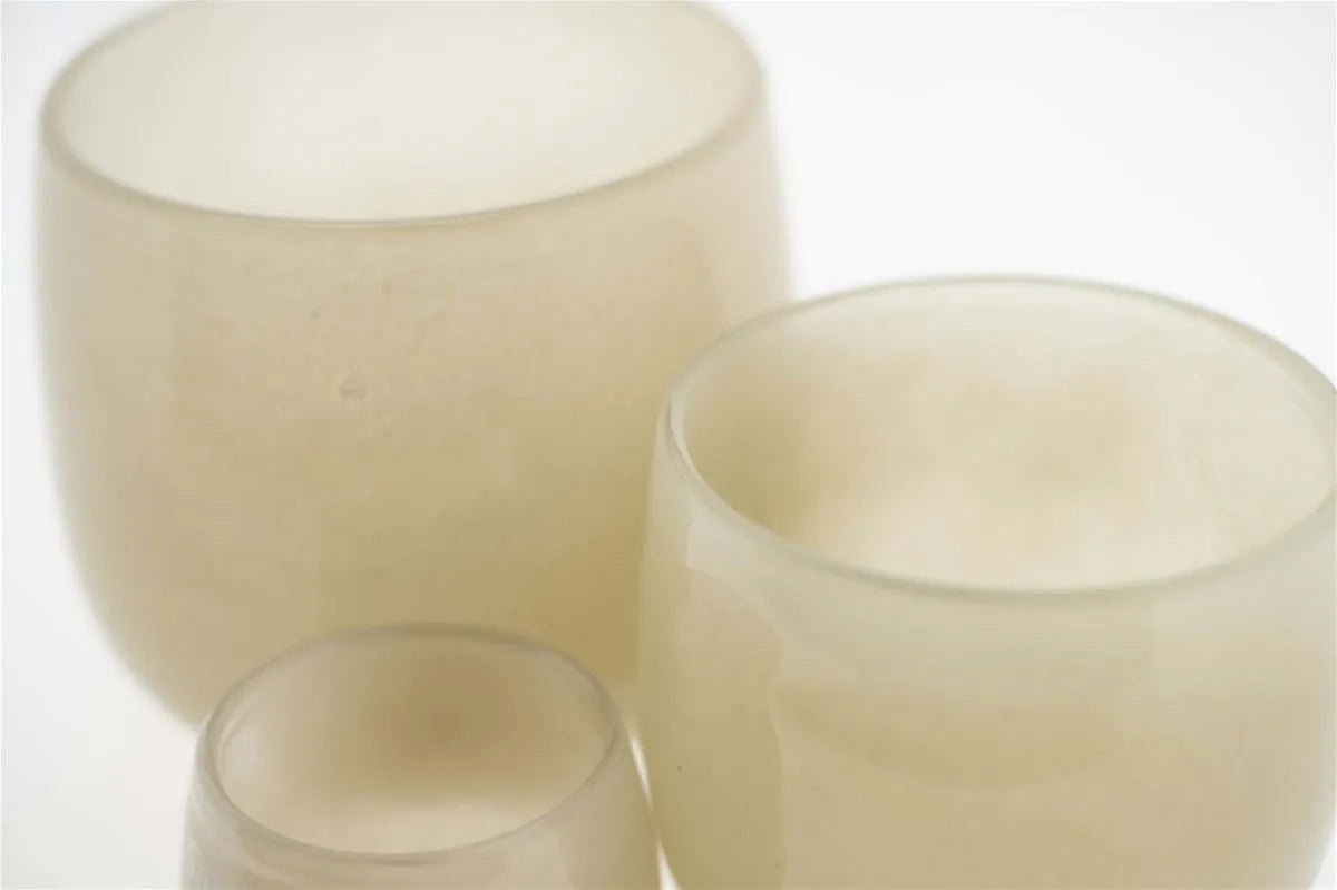 GLASS POT - BEIGE Colour by DutZ