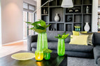 Glass Vase ROBERT -  H50 D14 cm - JUNGLE GREEN Colour by DutZ