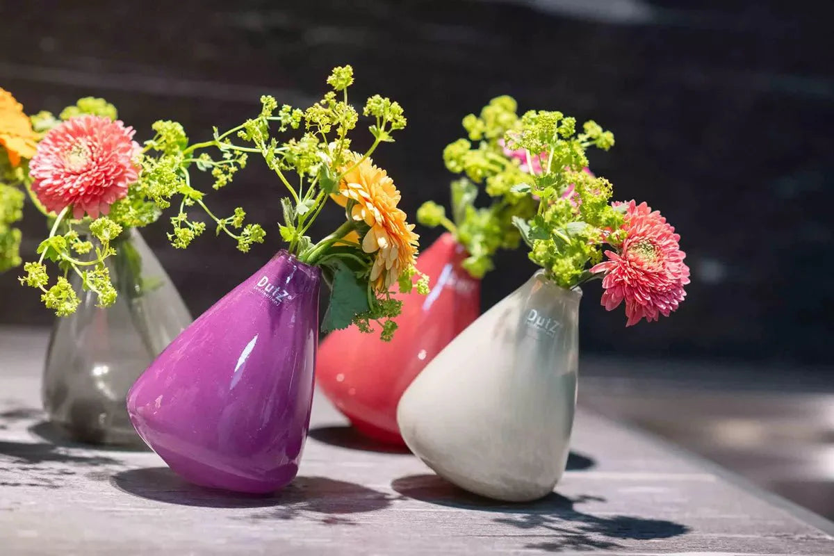 TUMBLING VASE - H12 D10 cm - ROSE