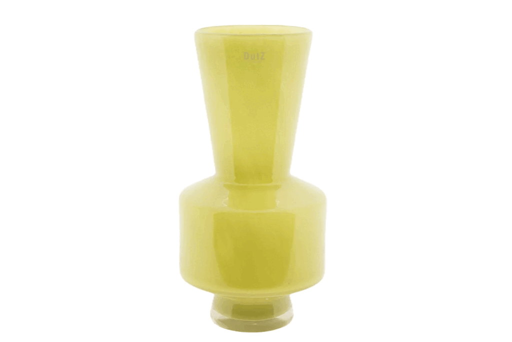 Glass Vase Shani - Chartreuse