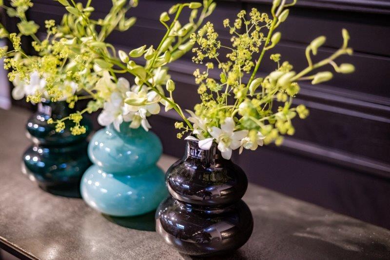 VASE SKRZYSZOW S - H16 D14 cm - ORANGE