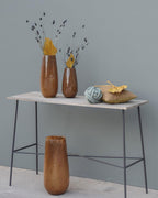 Flower VASE ROBERT - BROWN Glass by DutZ