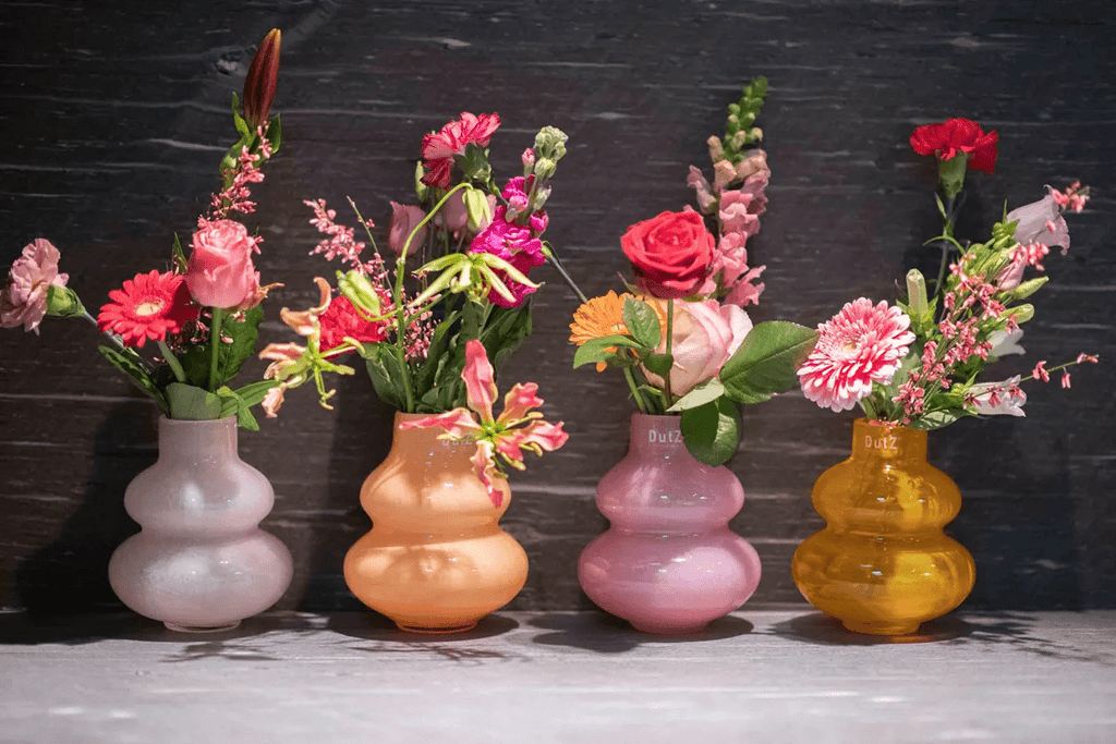 VASE SKRZYSZOW S- H16 D14 cm - SMOKE