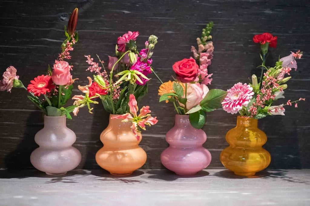 VASE SKRZYSZOW S - H16 D14 cm - ORANGE