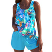 Printed Two-piece Swimsuit Womens Tankini
