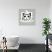 Frothy Crown Cat Canvas