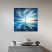 Lake Reflection Tranquility Canvas