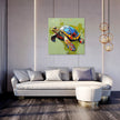 Turtle's Radiant Canvas