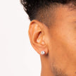 Fred Bennett Claw Set Clear Crystal Stud Earrings