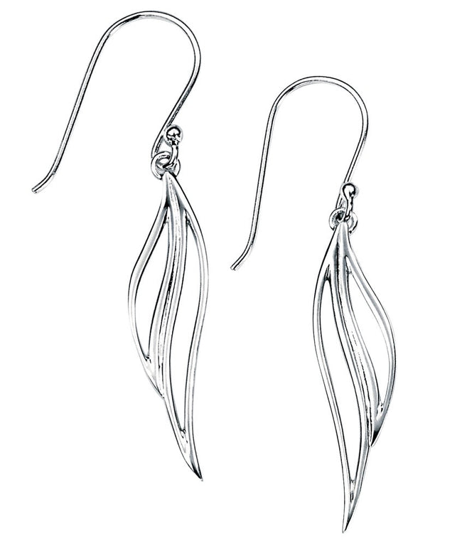 Beginnings Open Leaf Drop Earrings