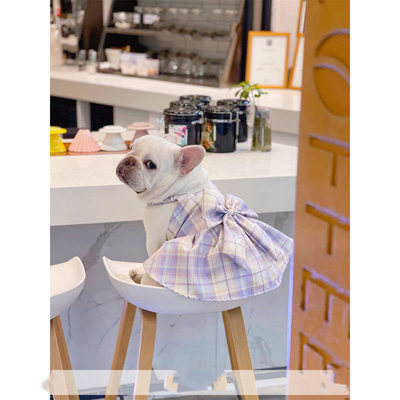 Dog Skirt Pet Sling JK Clothes Breathable