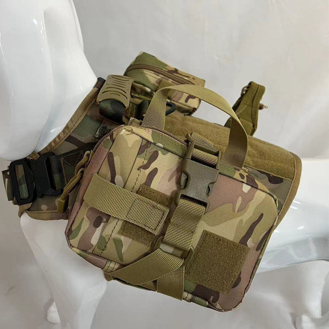 1000D Nylon Wasserdicht Outdoor Großer Hund Hundekleidung Hosenträgeranzug