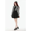 Dark in Love Striped Ruffle Gothic Lolita Dress