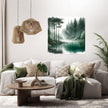 Forest Lake Tranquility Canvas