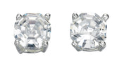 Beginnings Faceted Stud Earrings with Cubic Zirconia