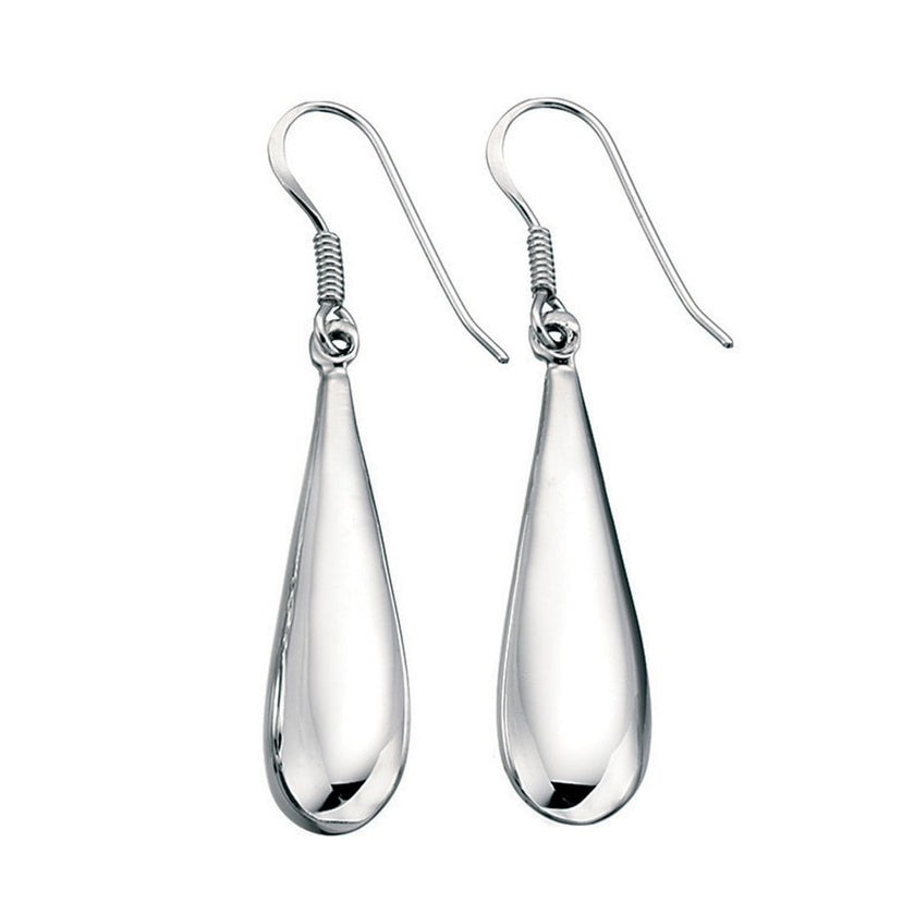 Beginnings Plain Organic Drop Earrings