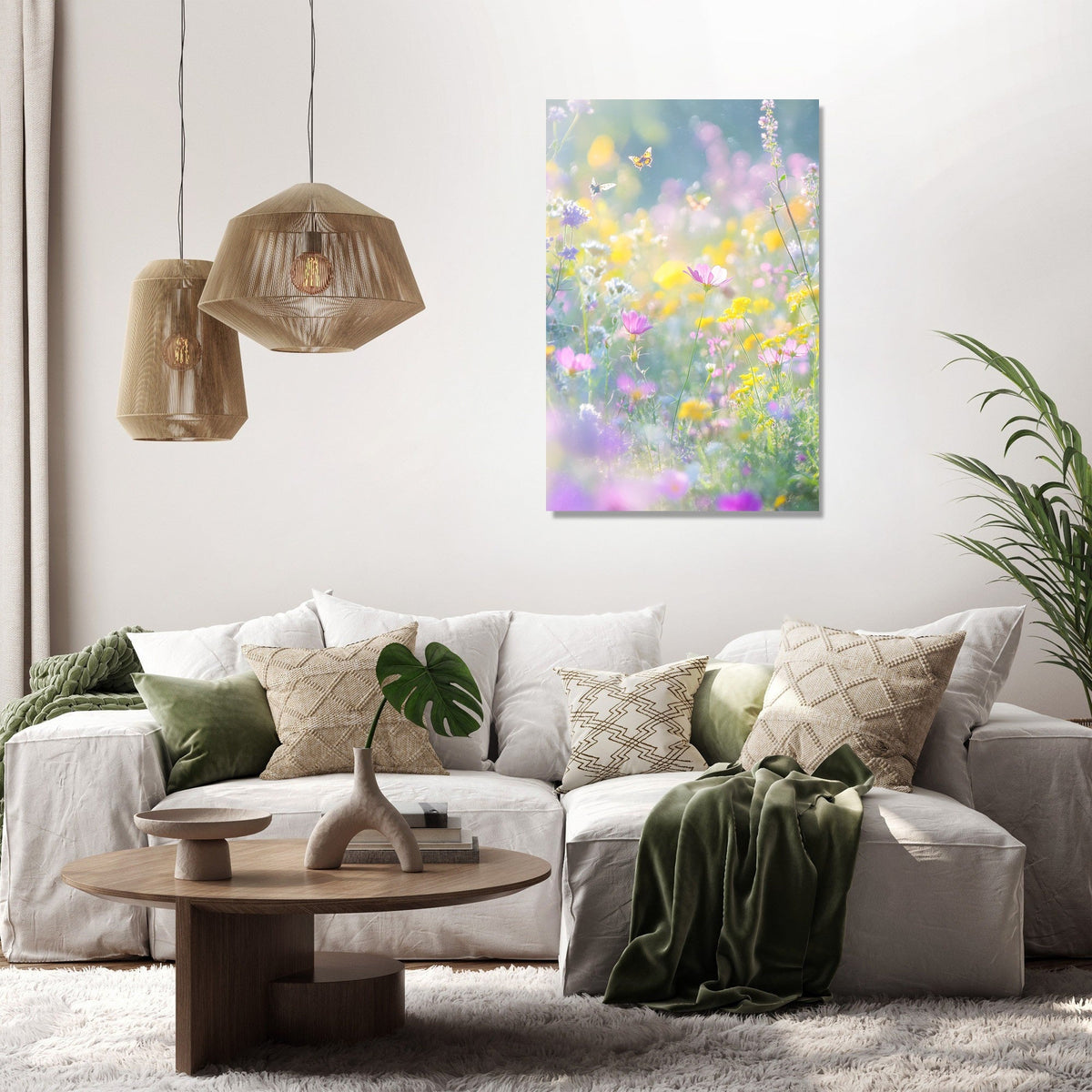 Melancholic Meadow Canvas