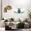 Serene Highland Cow Canvas