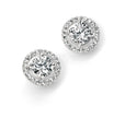 Beginnings Pave Set Cluster Stud Earrings